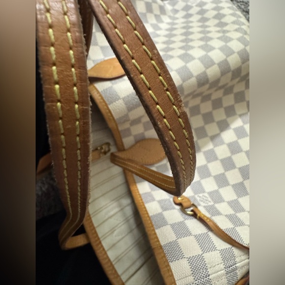 LOUIS VUITTON Damier Azur Neverfull MM - Picture 9 of 16